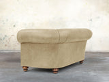 Jasper 4 Seat Chesterfield Sofa In Oyster Soft 'n' Easy Leather