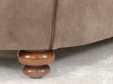 Jasper Chesterfield Chair In Mocha Vintage Velvet