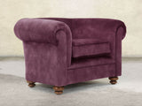 Jasper Chesterfield Chair In Imperial Vintage Velvet