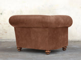 Jasper Chesterfield Chair In Hazel Soft 'n' Easy Leather
