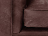 Jasper Chesterfield Chair In Peat Soft 'n' Easy Leather