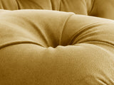 Oskar 3 Seat Chesterfield Sofa In Golden Lush Velvet