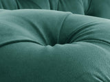 Oskar 3 Seat Chesterfield Sofa In Kingfisher Lush Velvet
