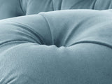 Oskar 3 Seat Chesterfield Sofa In Sky Lush Velvet