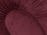 Oskar 3 Seat Chesterfield Sofa In Wine Lush Velvet