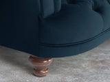 Oskar 4 Seat Chesterfield Sofa In Eclipse Lush Velvet