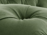 Oskar 4 Seat Chesterfield Sofa In Pine Lush Velvet