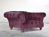 Oskar Chesterfield Chair In Imperial Vintage Velvet