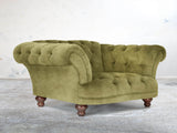 Oskar Chesterfield Chair In Spring Meadow Vintage Velvet