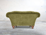 Oskar Chesterfield Snuggler In Spring Meadow Vintage Velvet