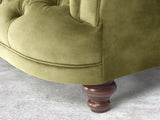 Oskar Chesterfield Snuggler In Spring Meadow Vintage Velvet