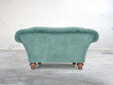 Oskar Chesterfield Snuggler In Summer Mist Vintage Velvet