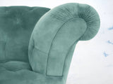 Oskar Chesterfield Snuggler In Summer Mist Vintage Velvet