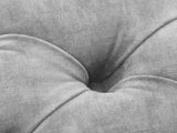 Queen Anne Footstool In Dove Vintage Velvet
