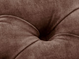 Queen Anne Footstool In Hickory Vintage Velvet