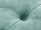 Queen Anne Footstool In Summer Mist Vintage Velvet
