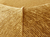 Tillie 4 Seat Chesterfield Sofa In Gold Funky Cord
