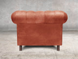 Alfred Chesterfield Chair In Bronze Vintage Leather