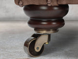 Alfred Chesterfield Chair In Hickory Vintage Leather