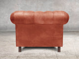 Alfred Chesterfield Snuggler In Bronze Vintage Leather