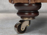 Alfred Chesterfield Snuggler In Brown Vintage Leather
