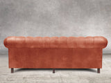 Alfred Extra Large Chesterfield Sofa In Bronze Vintage Leather