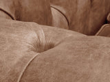 Alfred Extra Large Chesterfield Sofa In Brown Vintage Leather