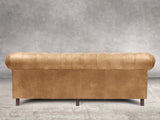 Alfred Extra Large Chesterfield Sofa In Tan Vintage Leather