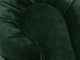 Arthur 2 Seat Chesterfield Sofa In Dark Green Lush Velvet