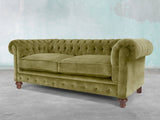 Arthur 2 Seat Chesterfield Sofa In Spring Meadow Vintage Velvet