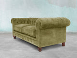 Arthur 2 Seat Chesterfield Sofa In Spring Meadow Vintage Velvet