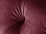 Arthur 2 Seat Chesterfield Sofa In Wine Lush Velvet