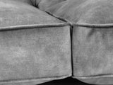 Arthur 3 Seat Chesterfield Sofa In Dove Vintage Velvet
