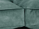 Arthur 3 Seat Chesterfield Sofa In Ocean Storm Vintage Velvet