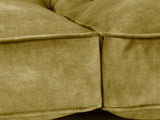 Arthur 3 Seat Chesterfield Sofa In Olive Vintage Velvet