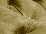 Arthur 3 Seat Chesterfield Sofa In Olive Vintage Velvet