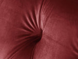 Arthur 3 Seat Chesterfield Sofa In Red Lush Velvet