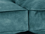 Arthur 3 Seat Chesterfield Sofa In Teal Vintage Velvet