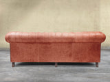 Arthur 4 Seat Chesterfield Sofa In Bronze Vintage Leather