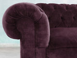 Arthur 4 Seat Chesterfield Sofa In Imperial Vintage Velvet