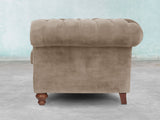 Arthur 4 Seat Chesterfield Sofa In Mocha Vintage Velvet
