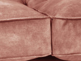 Arthur 4 Seat Chesterfield Sofa In Pink Blush Vintage Velvet