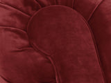 Arthur 4 Seat Chesterfield Sofa In Red Lush Velvet