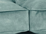 Arthur 4 Seat Chesterfield Sofa In Summer Mist Vintage Velvet