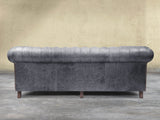 Arthur 4 Seat Chesterfield Sofa In Thunder Vintage Leather