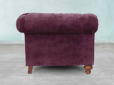 Arthur Chesterfield Chair In Imperial Vintage Velvet