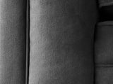 Arthur Chesterfield Chair In Nickel Lush Velvet