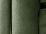 Arthur Chesterfield Chair In Pine Lush Velvet