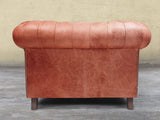 Arthur Chesterfield Snuggler In Bronze Vintage Leather