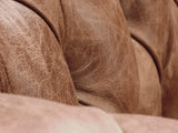 Arthur Chesterfield Snuggler In Brown Vintage Leather